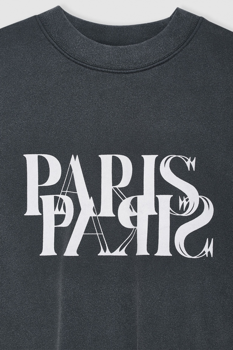 Sweat Anine Bing Jaci Paris Noir Femme | HHI-9070040